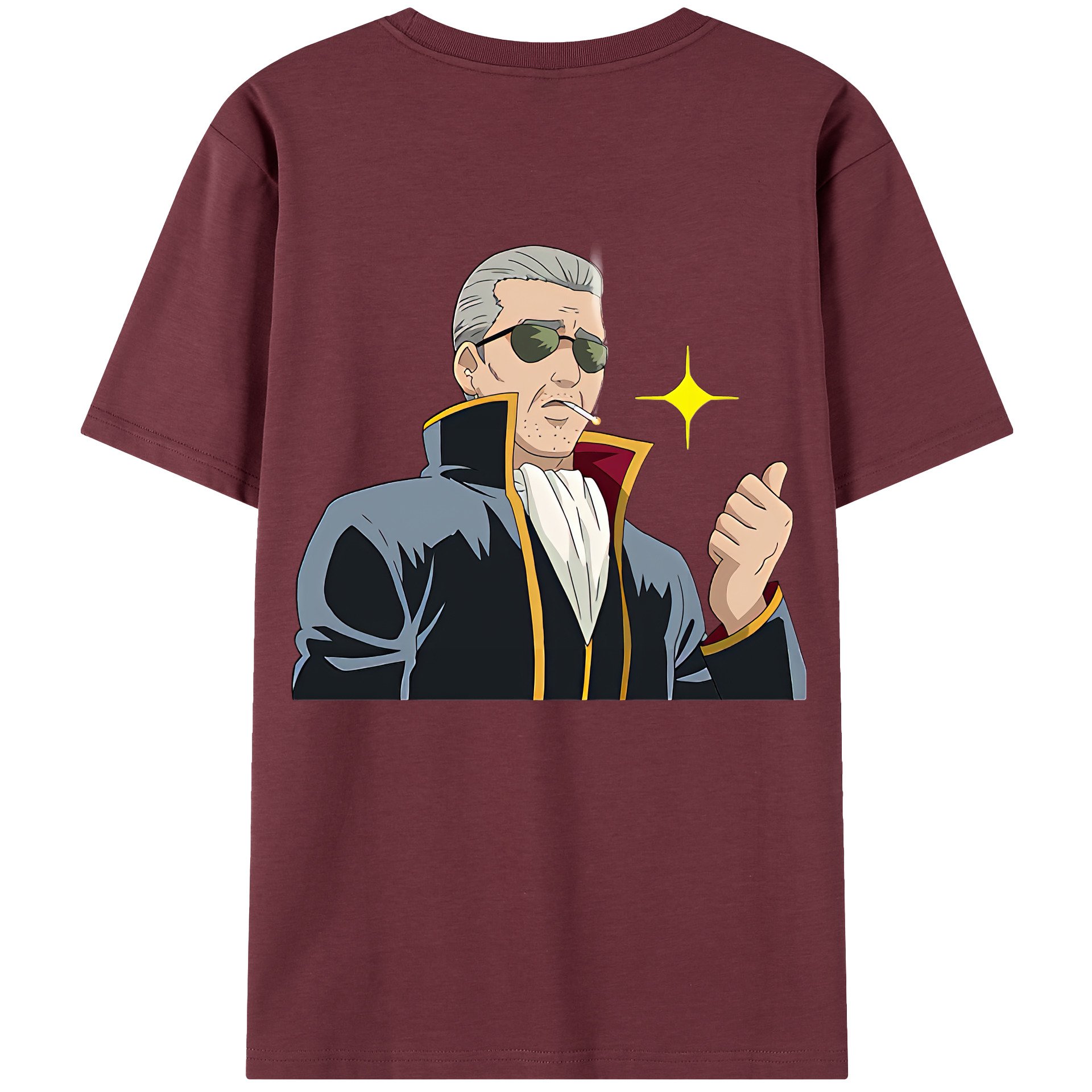 （画像用） ぎんたま 坂田銀時（さかたぎんとき） 神楽 志村新八（しむら しんぱち） GINTAMA Sakata Gintoki Kagura Shimura Shinpachi 綿100％半袖Tシャツ（背面プリント）